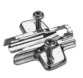 Adjustment Cross Mounting Plate with Locating Pin/Special Screw, Nickel-Plated, 3mm