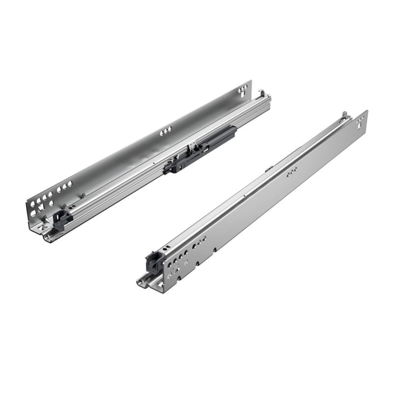 18" Quadro V6 Undermount Drawer Slide for 5/8" Drawer Material, 90 lb Capacity Full Extension, Silent System Soft-Closing, Left hand