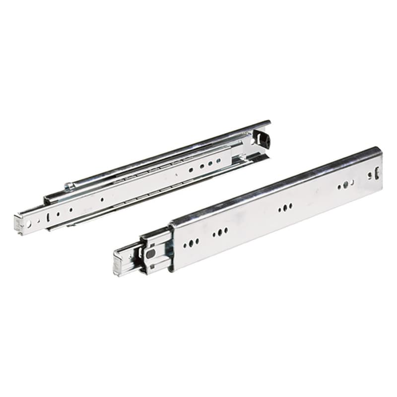 KA4620 Drawer Slide with 90Kg Capacity, Overtravel Extension, Side-Mount, Galvanized, 550mm