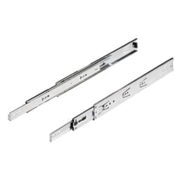 5632 Drawer Slide with 90lb Capacity, Full Extension, Side-Mount, Self-Closing, Galvanized steel, 18"