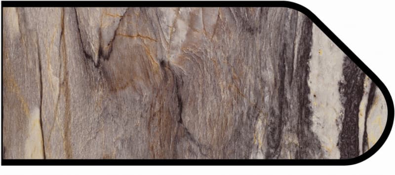 IdealEdge Edgebanding Color 3420-46 Dolce Vita, 0.027" Thick 144", Etchings Finish, Ogee