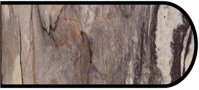 IdealEdge Edgebanding, Color 3420-46 Dolce Vita, 0.027" Thick 144", Etchings Finish, Bullnose