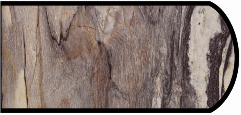 IdealEdge Edgebanding, Color 3420-46 Dolce Vita, 0.027" Thick 144", Etchings Finish, Double Radius
