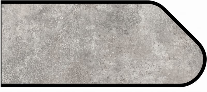 IdealEdge Edgebanding Color 3706-58 Patine Concrete, 0.027" Thick 144", Matte Finish, Ogee