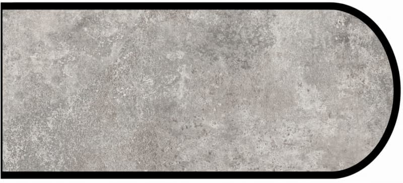IdealEdge Edgebanding Color 3706-58 Patine Concrete, 0.027" Thick 144", Matte Finish, Bullnose