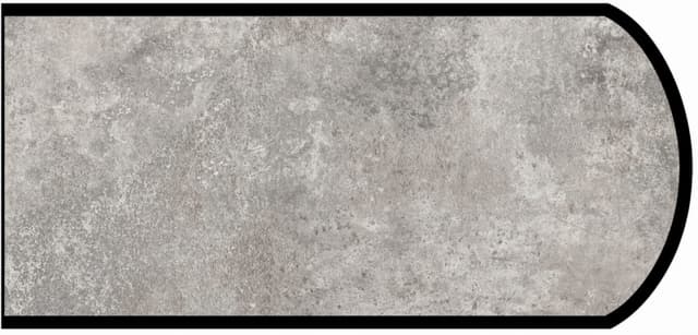 IdealEdge Edgebanding Color 3706-58 Patine Concrete, 0.027" Thick 144", Matte Finish, Double Radius