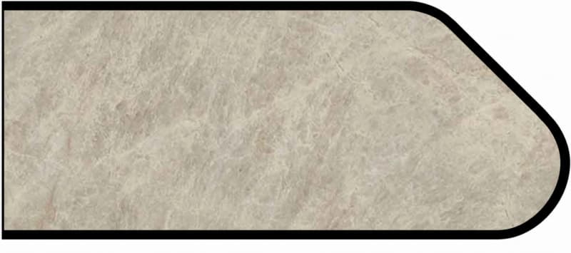 IdealEdge Edgebanding Color 9922-ML Taj Mahal, 0.027" Thick 144", Monolith Finish, Ogee