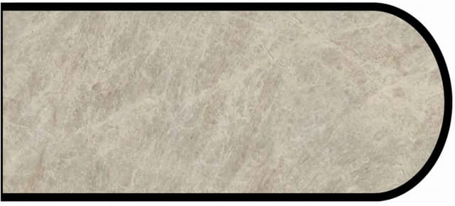 IdealEdge Edgebanding Color 9922-ML Taj Mahal, 0.027" Thick 144", Monolith Finish, Bullnose