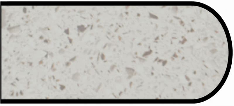 IdealEdge Edgebanding, Color 9529-58 Sea Salt, 0.027" Thick 144", Matte Finish, Bullnose