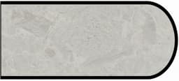 IdealEdge Edgebanding, Color 9525-34 White Shalestone, 0.027" Thick 144", Scovato Finish, Bullnose