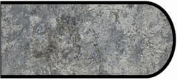 IdealEdge Edgebanding, Color 9305-43 Silver Flower Granite, 0.027" Thick 144", Artisan Finish, Bullnose