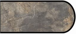 IdealEdge Edgebanding, Color 7405-34 Istanbul Marble, 0.027" Thick 144", Scovato Finish, Bullnose