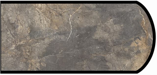IdealEdge Edgebanding, Color 7405-34 Istanbul Marble, 0.027" Thick 144", Scovato Finish, Double Radius