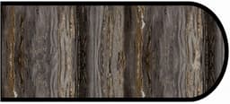 IdealEdge Edgebanding, Color 6320-46 Black Fusion, 0.027" Thick 144", Etchings Finish, Bullnose