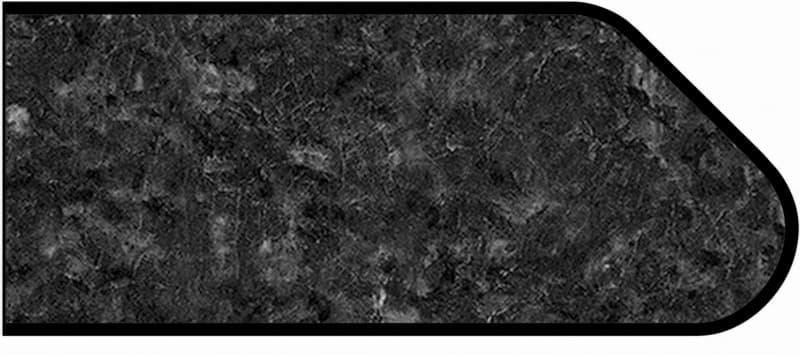 IdealEdge Edgebanding Color 6280-46 Midnight Stone, 0.027" Thick 144", Etchings Finish, Ogee