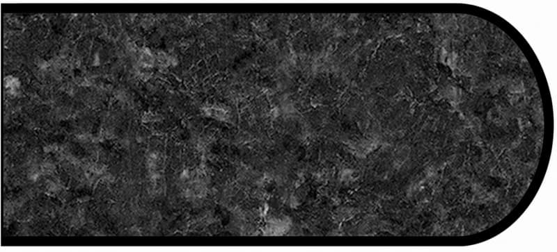 IdealEdge Edgebanding Color 6280-46 Midnight Stone, 0.027" Thick 144", Etchings Finish, Bullnose