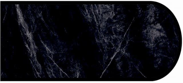 IdealEdge Edgebanding, Color 3476-46 Jet Sequoia, 0.027" Thick 144", Etchings Finish, Bullnose