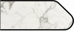 IdealEdge Edgebanding Color 3460-46 Calcutta Marble, 0.027" Thick 144", Etchings Finish, Ogee
