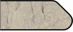 IdealEdge Edgebanding Color 9497-34 Silver Quartzite, 0.027" Thick 144", Scovato Finish, Ogee