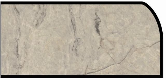 IdealEdge Edgebanding Color 9497-34 Silver Quartzite, 0.027" Thick 144", Scovato Finish, Waterfall