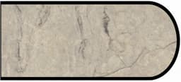 IdealEdge Edgebanding Color 9497-34 Silver Quartzite, 0.027" Thick 144", Scovato Finish, Bullnose