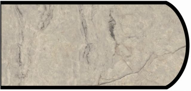 IdealEdge Edgebanding Color 9497-34 Silver Quartzite, 0.027" Thick 144", Scovato Finish, Double Radius