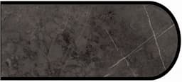 IdealEdge Edgebanding, Color 9483-34 Ferro Grafite, 0.027" Thick 144", Scovato Finish, Bullnose
