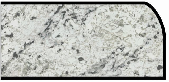 IdealEdge Edgebanding Color 9476-43 White Ice Granite, 0.027" Thick 144", Artisan Finish, Waterfall