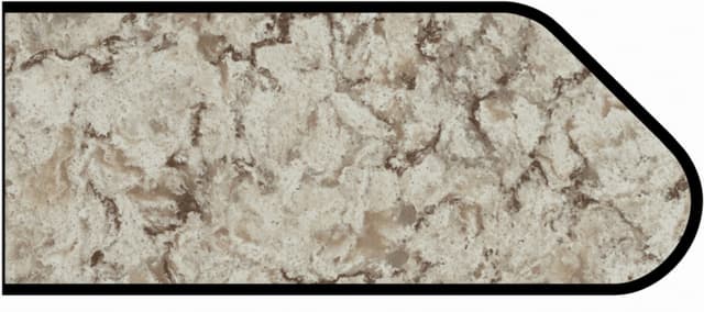 IdealEdge Edgebanding Color 9309-46 Star Dune, 0.027" Thick 144", Etchings Finish, Ogee