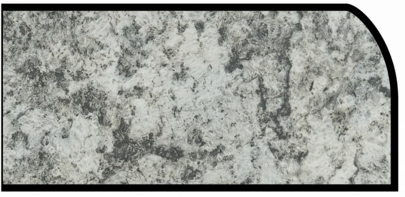 IdealEdge Edgebanding Color 9308-46 Geriba Gray, 0.027" Thick 144", Etchings Finish, Waterfall