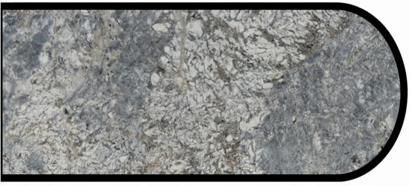 IdealEdge Edgebanding Color 9303-43 Azul Aran, 0.027" Thick 144", Artisan Finish, Bullnose