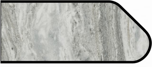 IdealEdge Edgebanding Color 9302-34 Fantasy Marble, 0.027" Thick 144", Scovato Finish, Ogee