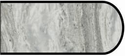 IdealEdge Edgebanding, Color 9302-34 Fantasy Marble, 0.027" Thick 144", Scovato Finish, Bullnose