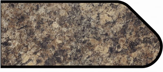 IdealEdge Edgebanding Color 7734-46 Jamocha Granite, 0.027" Thick 144", Etchings Finish, Ogee