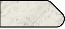 IdealEdge Edgebanding Color 6696-46 Carrara Bianco, 0.027" Thick 144", Etchings Finish, Ogee