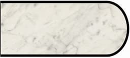 IdealEdge Edgebanding Color 6696-46 Carrara Bianco, 0.027" Thick 144", Etchings Finish, Bullnose