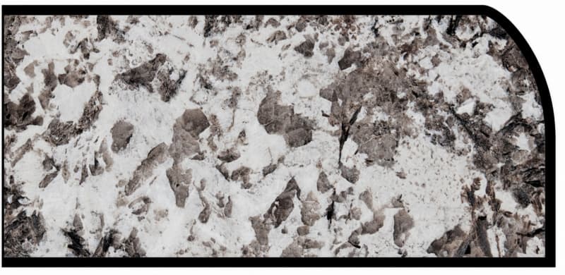 IdealEdge Edgebanding Color 6001-58 Bianco Antico, 0.027" Thick 144", Matte Finish, Waterfall