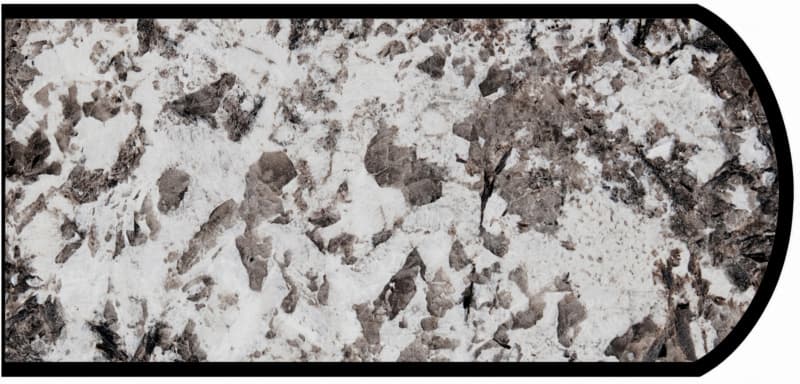 IdealEdge Edgebanding Color 6001-58 Bianco Antico, 0.027" Thick 144", Matte Finish, Double Radius