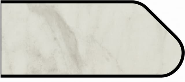 IdealEdge Edgebanding Color 5018-11 Calacatta Cava, 0.027" Thick 144", SatinTouch Finish, Ogee