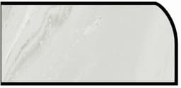 IdealEdge Edgebanding Color 5014-11 White Painted Marble, 0.027" Thick 144", SatinTouch Finish, Waterfall