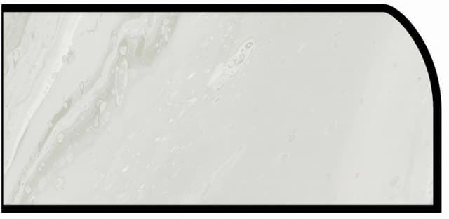 IdealEdge Edgebanding Color 5014-11 White Painted Marble, 0.027" Thick 144", SatinTouch Finish, Waterfall