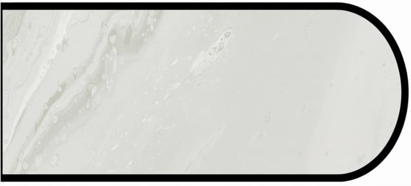 IdealEdge Edgebanding Color 5014-11 White Painted Marble, 0.027" Thick 144", SatinTouch Finish, Bullnose