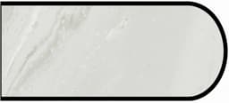 IdealEdge Edgebanding Color 5014-11 White Painted Marble, 0.027" Thick 144", SatinTouch Finish, Bullnose