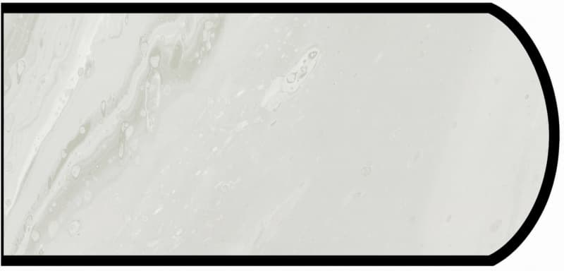 IdealEdge Edgebanding Color 5014-11 White Painted Marble, 0.027" Thick 144", SatinTouch Finish, Double Radius