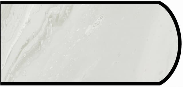 IdealEdge Edgebanding Color 5014-11 White Painted Marble, 0.027" Thick 144", SatinTouch Finish, Double Radius