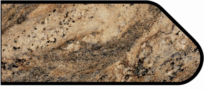 IdealEdge Edgebanding Color 3547-34 Lapidus Brown, 0.027" Thick 144", Scovato Finish, Ogee