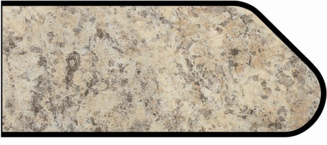 IdealEdge Edgebanding Color 3496-46 Belmonte Granite, 0.027" Thick 144", Etchings Finish, Ogee