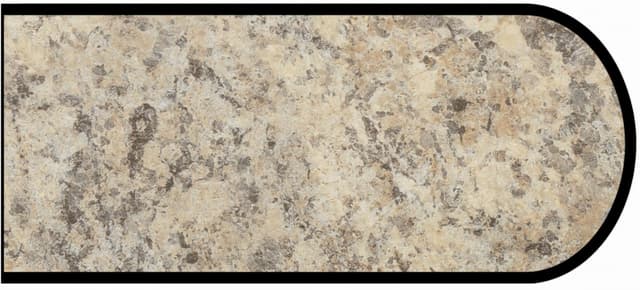 IdealEdge Edgebanding Color 3496-46 Belmonte Granite, 0.027" Thick 144", Etchings Finish, Bullnose