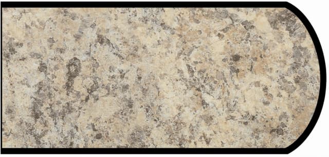 IdealEdge Edgebanding Color 3496-46 Belmonte Granite, 0.027" Thick 144", Etchings Finish, Double Radius