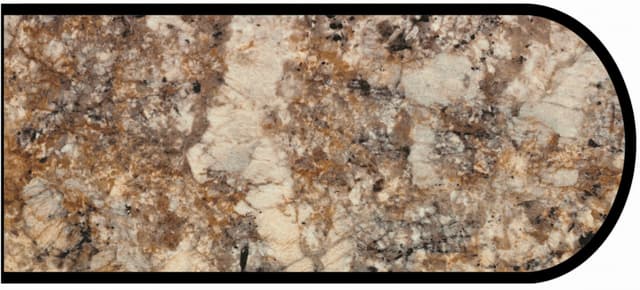 IdealEdge Edgebanding, Color 3466-11 Antique Mascarello, 0.027" Thick 144", Satin Touch Finish, Bullnose